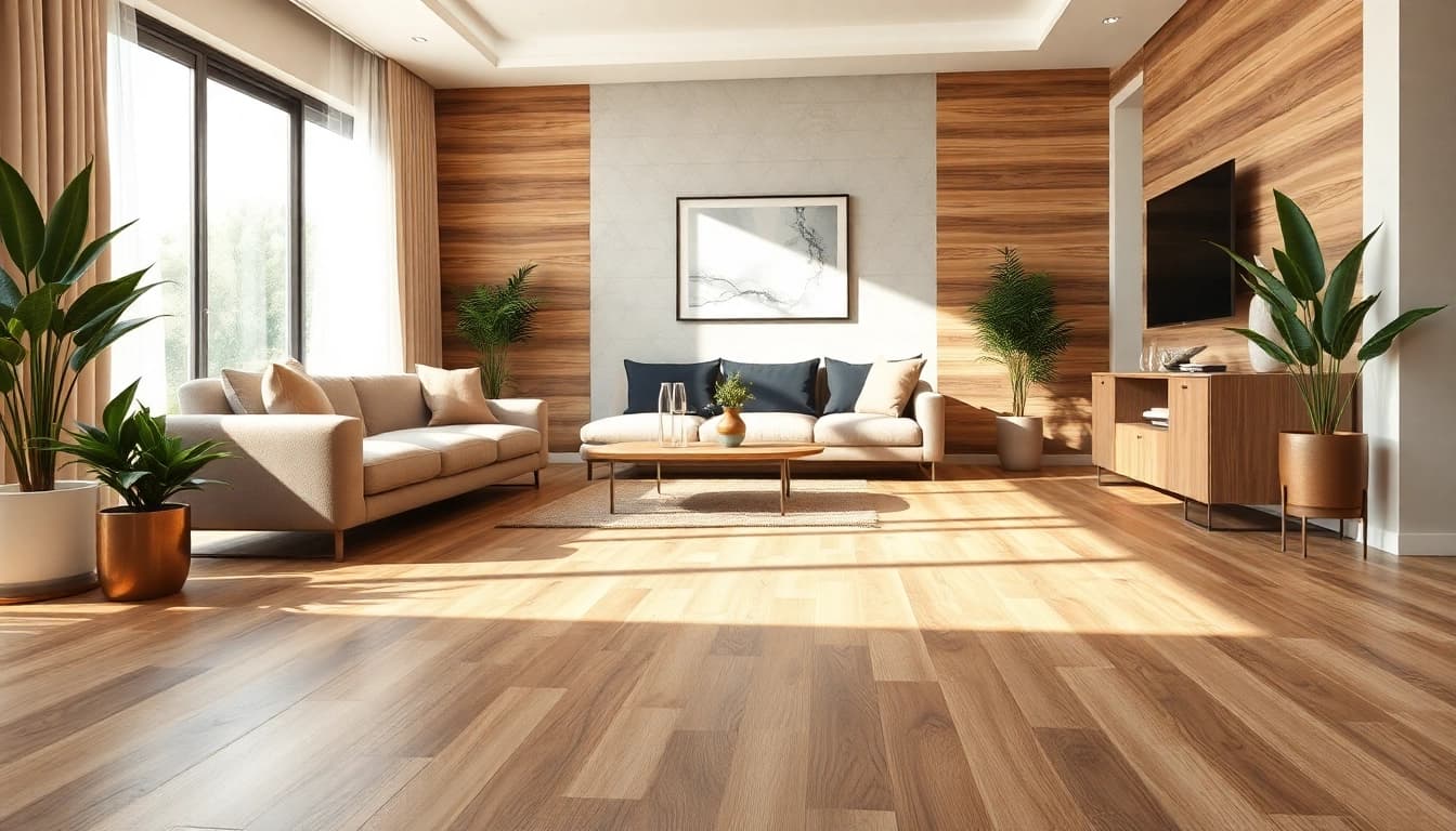 Upgrade your space with stunning luxury vinyl flooring that combines elegance and durability.