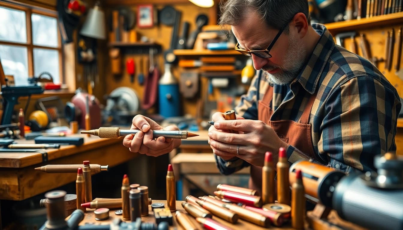 Explore calibers tools showcases skilled craftsmanship in a vibrant workshop.