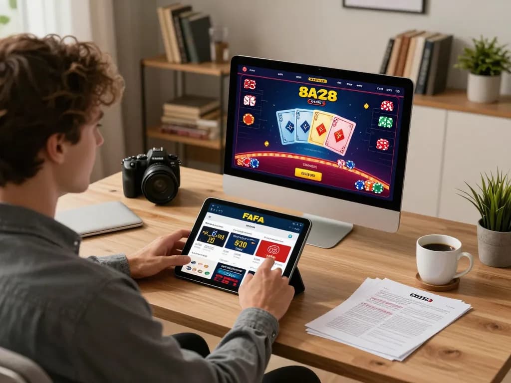 Engaging gameplay on the FAFA 828 app, showcasing an inviting online gambling environment.