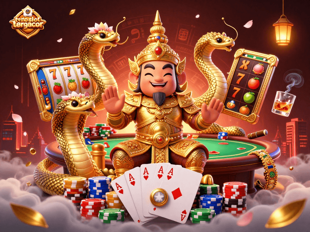 Engage in fantastic toto slot tergacor adventures with a dazzling scene of guardians and rich casino elements.