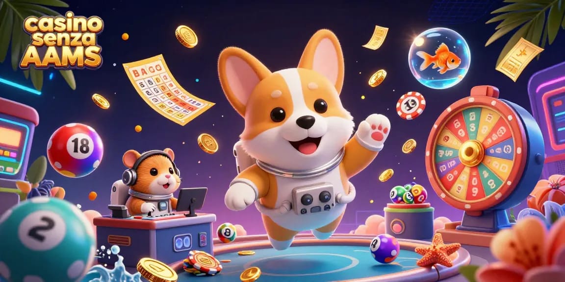 Gioca nel casino senza AAMS con un corgi astronauta in un vivace ambiente spaziale.