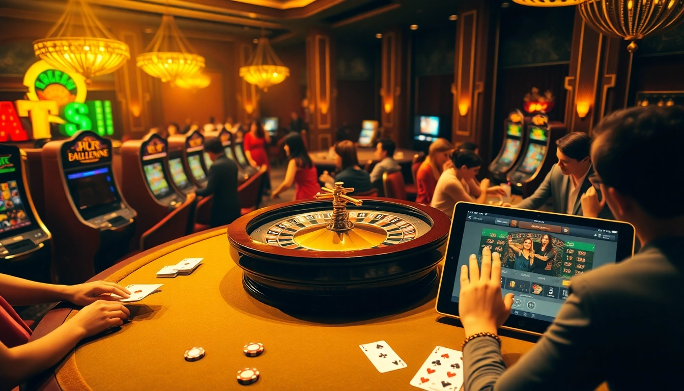 Vivez l'excitation au casino en ligne français avec des jeux de casino vibrants et une ambiance luxueuse.