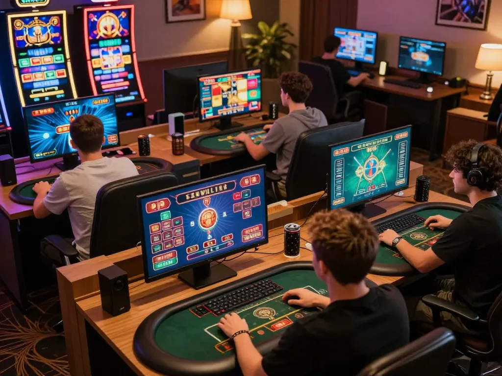 Players enjoying casino online senza registrazione with engaging table games and interactive gaming interfaces.