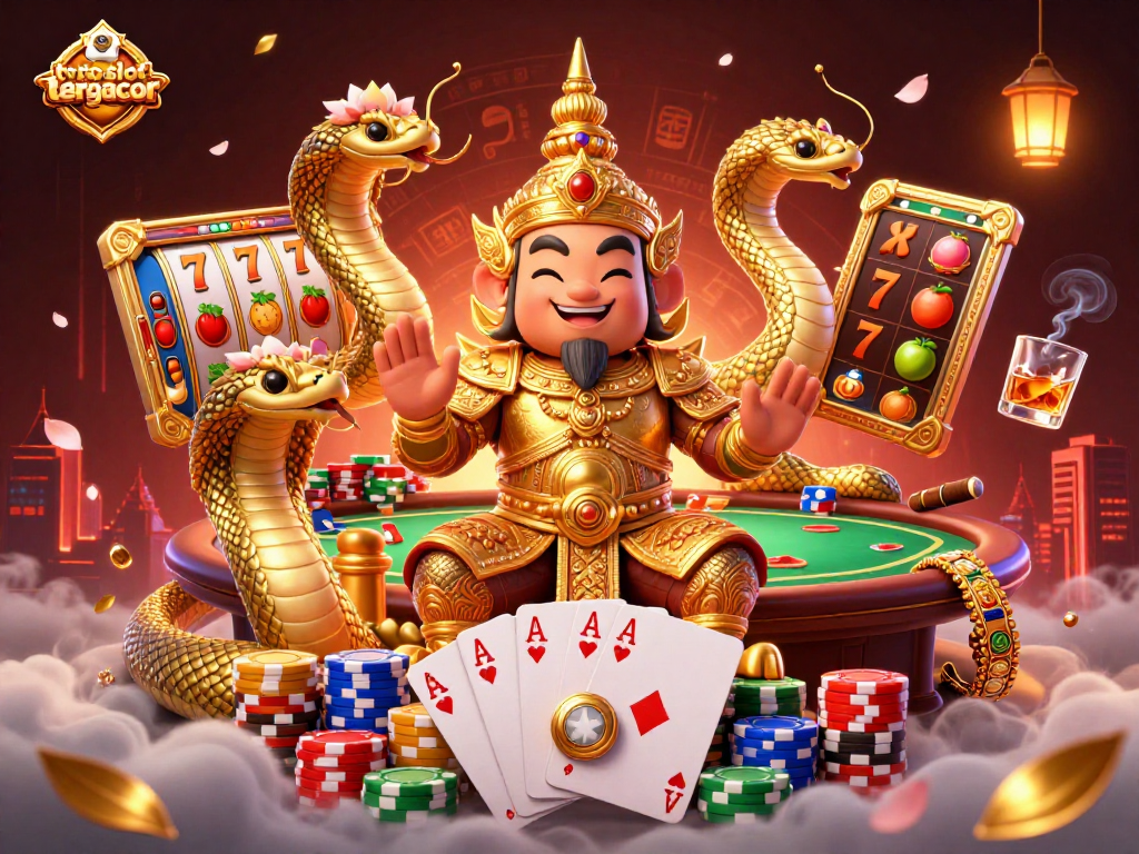 Engage in fantastic toto slot tergacor adventures with a dazzling scene of guardians and rich casino elements.