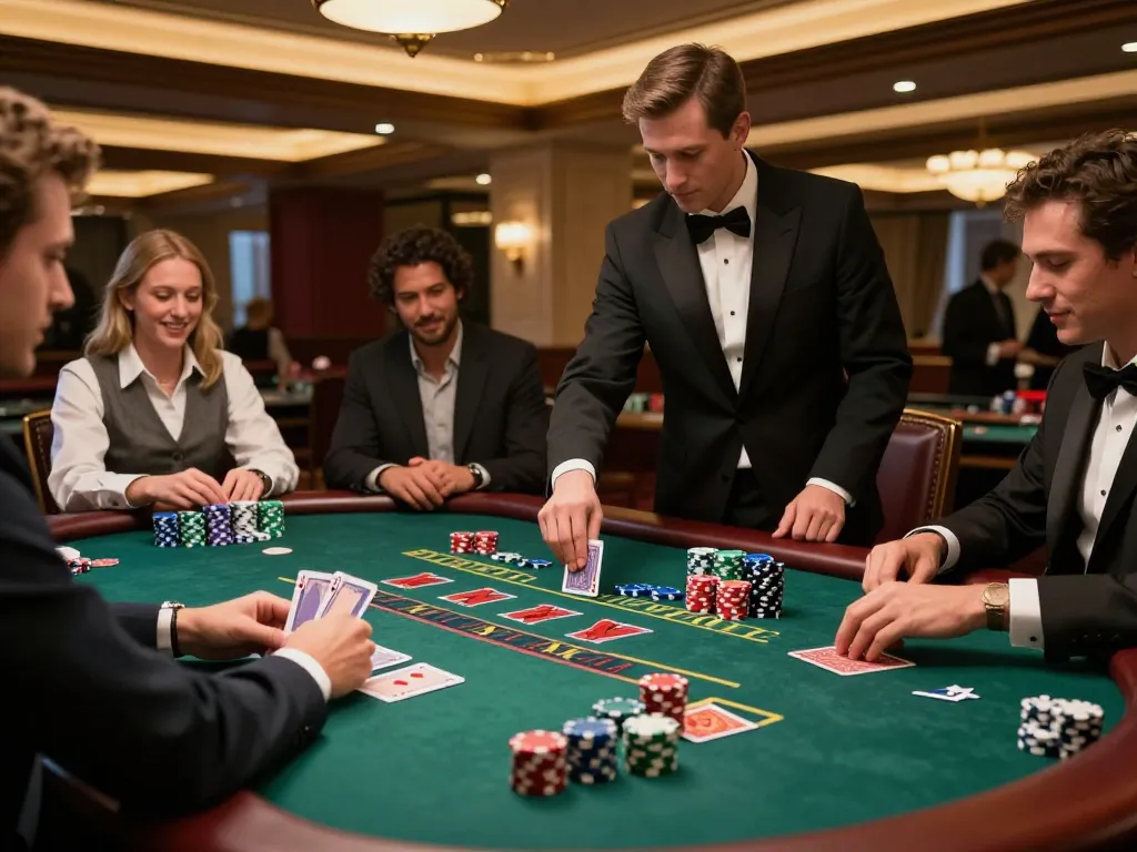 Immerse in the exciting gameplay at F168's live blackjack tables, with players engaging and thrilling atmosphere.