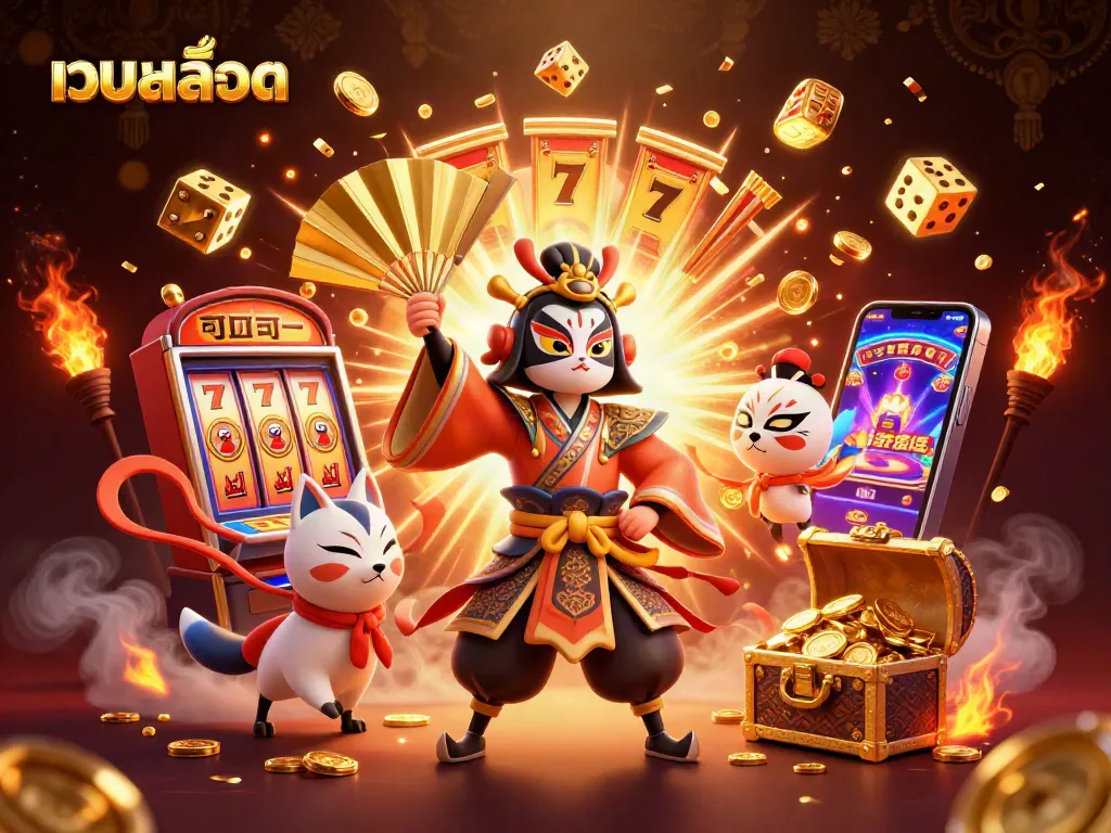 โปรโมทเว็บสล็อตด้วยเกมสล็อตแบบ 3D กลุ่มตัวละครในคาสิโนที่สมจริง