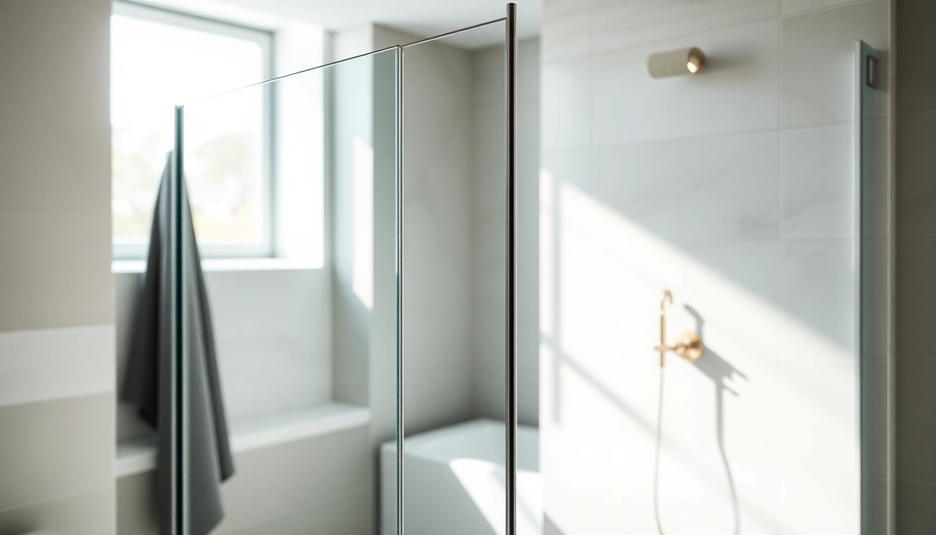 Transform your bathroom with stunning semi-frameless shower screens featuring sleek designs.
