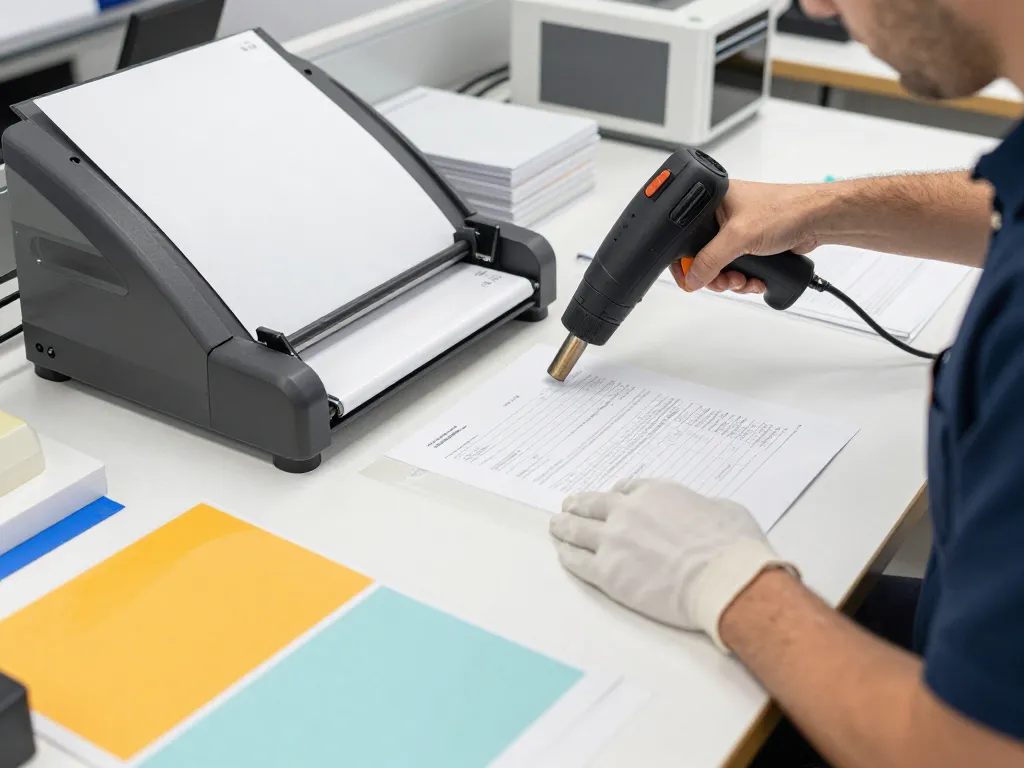 bóc giấy ép plastic with expert technician using advanced lamination removal technology to preserve document integrity.