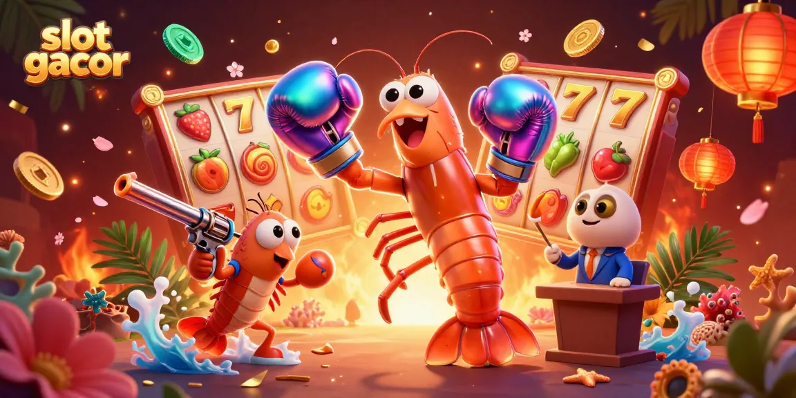 Engaging scene depicting slot gacor action with vibrant characters and casino elements for thrilling gameplay.