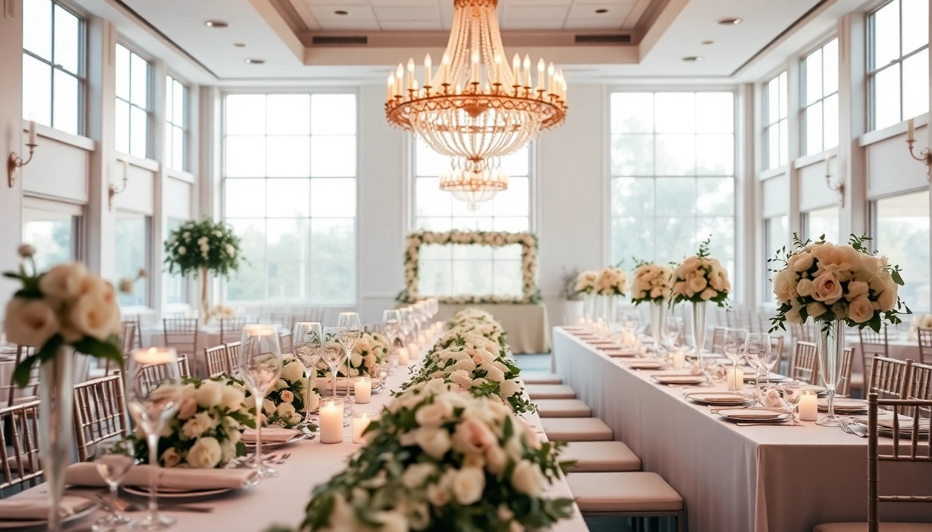 Celebrate your wedding in an exquisite Wedding Event Space Jacksonville with elegant decor and ambiance.
