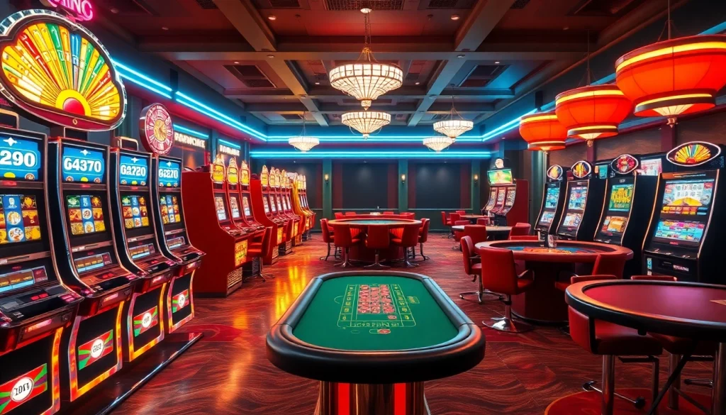 Experimente a emoção do cassino online com jogos vibrantes e mesas de apostas.