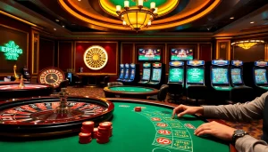 Experience the excitement of gambling at https://f168.today/ with vibrant poker tables and roulette.