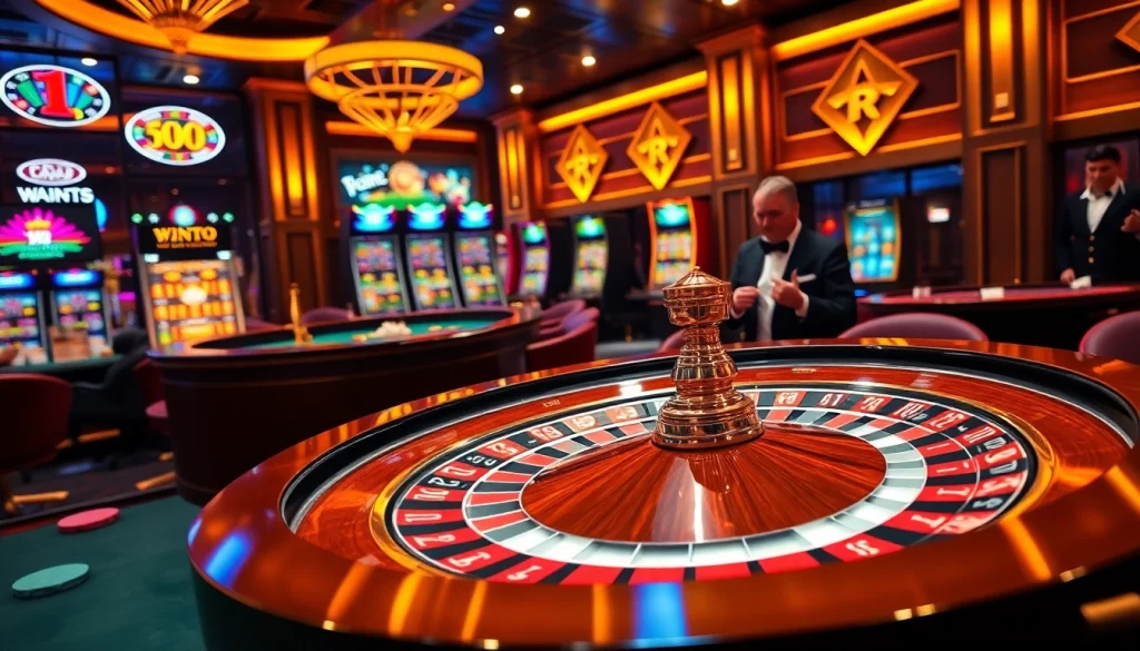 Experience the thrill of winning at EE88 with engaging casino visuals showcasing poker chips and roulette.