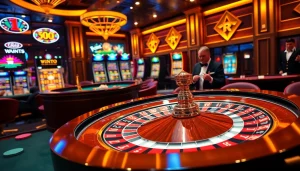 Experience the thrill of winning at EE88 with engaging casino visuals showcasing poker chips and roulette.