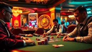 Experience the excitement of high-stakes poker at https://jun88buzz.info/ with vibrant casino elements.