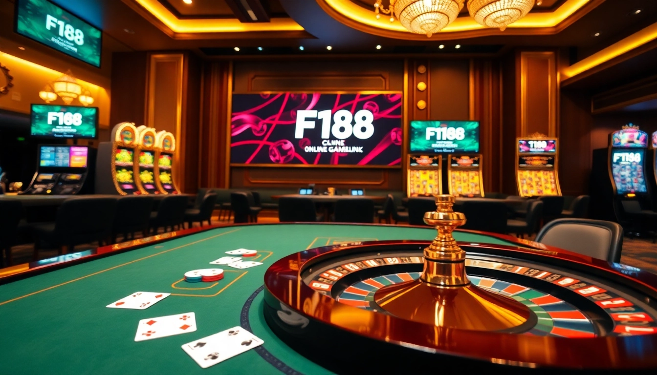 Experience the thrill of F168 with vibrant casino games and a luxurious atmosphere.