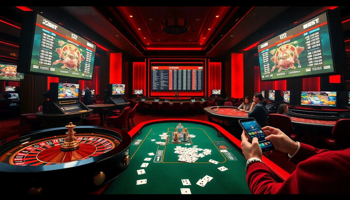 Experience the excitement of gambling with ink vao 12bet in a vibrant casino setting full of live sports betting and classic games.