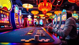 Memenangkan permainan dengan slot depo 1000, suasana energik di meja kasino