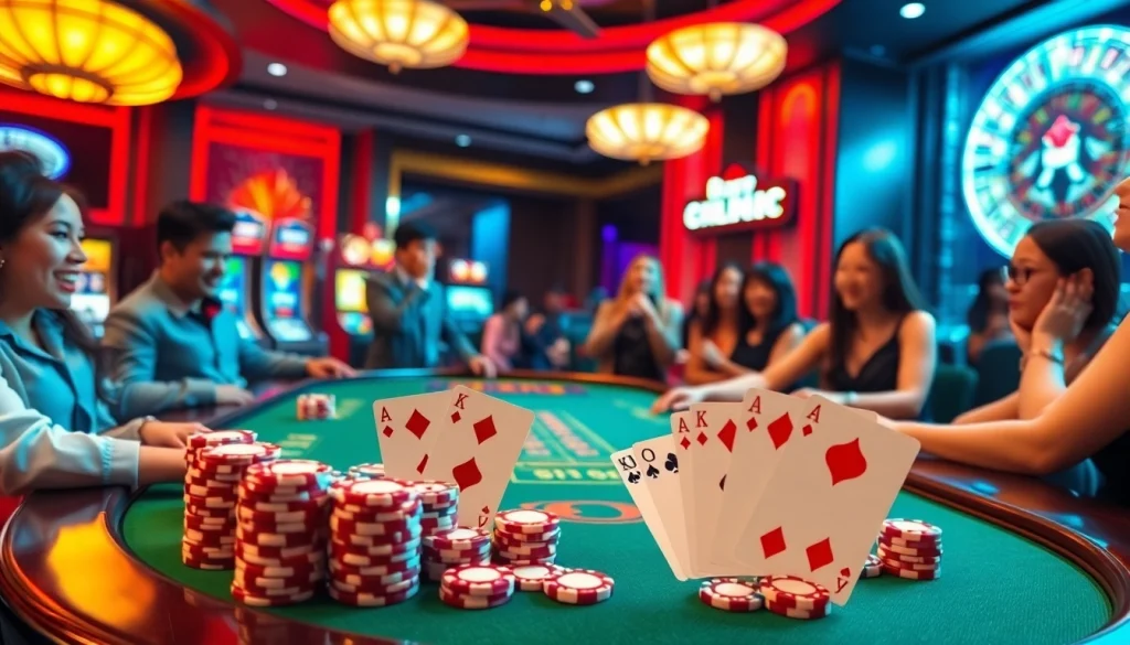 Experience the thrill of U888 cá cược at a luxurious casino table with poker chips and cards.