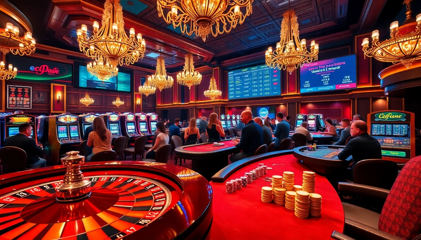 Experience the thrill of gambling with a stunning casino scene showcasing rijbewijs kopen 300 euro.