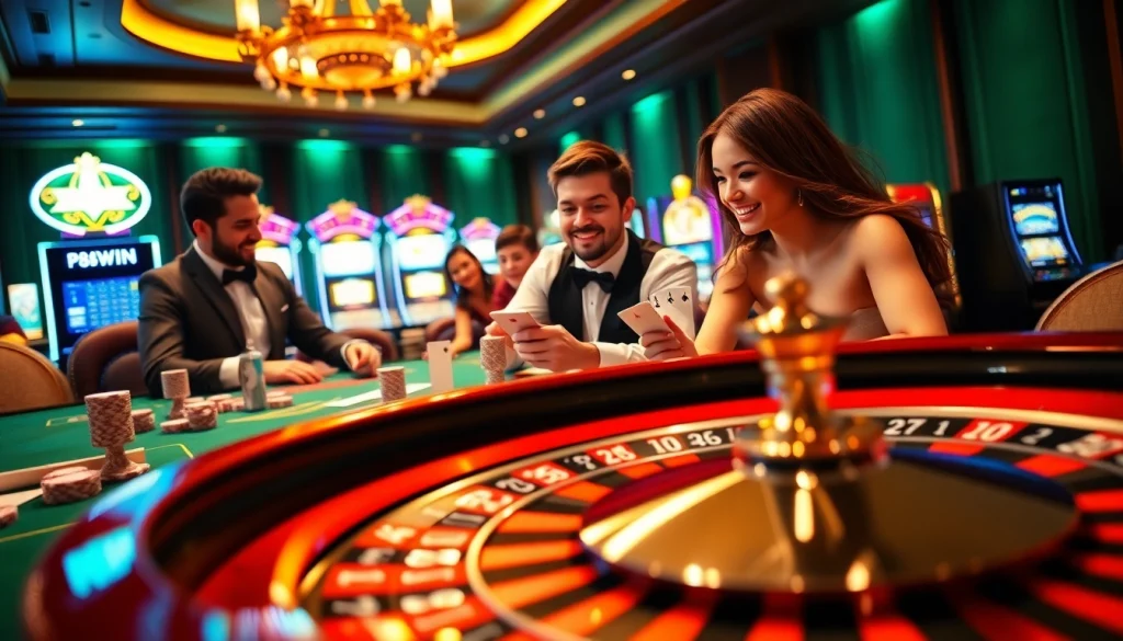 Experience the thrill of winning with 98WIN at a luxurious casino poker table lit by warm lights.