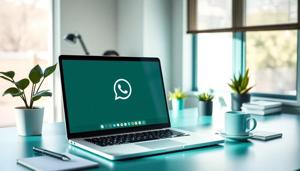 在現代工作區設置中使用 whatsapp網頁版，體驗高效訊息傳遞