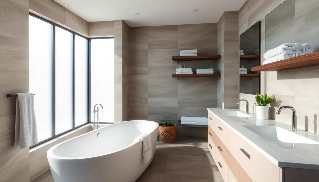 Transform your bathroom remodeling dream into reality with elegant fixtures and calming design.