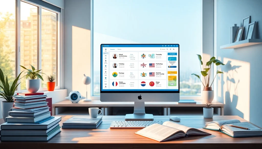 Youdao digital learning studio with advanced tech tools and translation features on display.