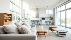 Experience Seamless Living in a modern, cozy space with natural light and minimalist decor.