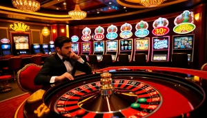 Vivez l'excitation du casino en ligne français avec des roulettes et des machines à sous vibrantes.