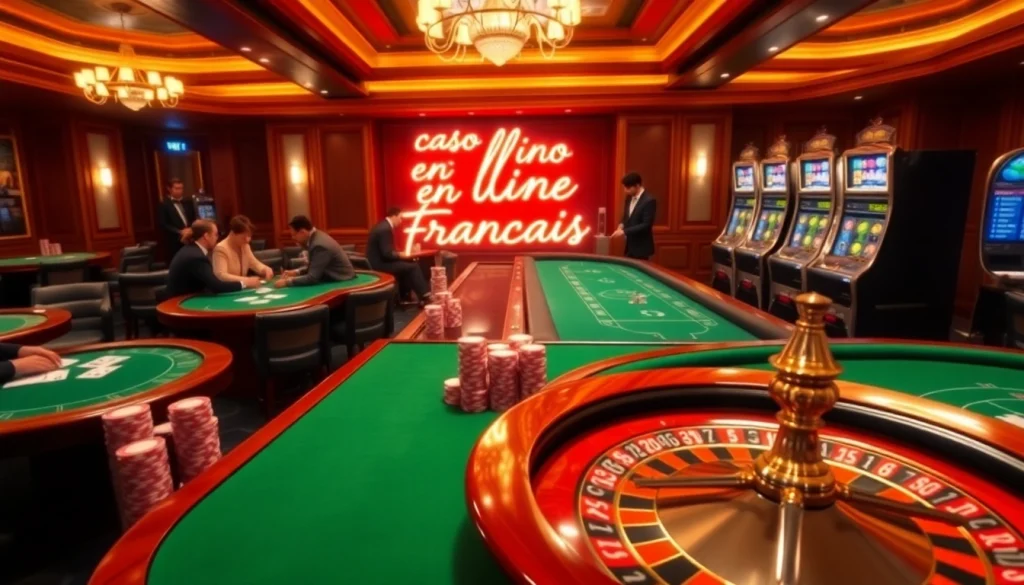 Participez à des jeux passionnants de casino en ligne français avec des tables vibrantes et des joueurs élégants.