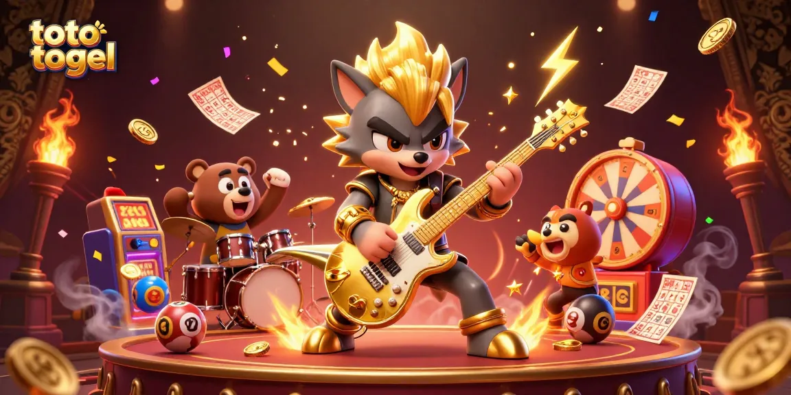 Engage with toto togel gameplay through exciting 3D cartoon art featuring vibrant characters and dynamic elements.