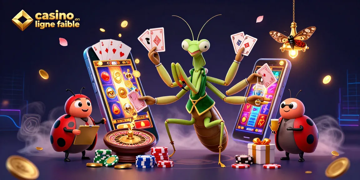 Jouer dans un casino en ligne fiable avec un manteau géant et une coccinelle dirigeante.